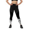 ReInvent | Women's Sports Leggings | Breeze | Black & White