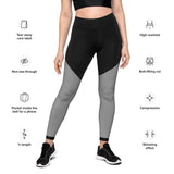 ReInvent | Women's Sports Leggings | Kakaiba | Gray