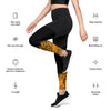 ReInvent | Women's Sports Leggings | Breeze | Black & Gold