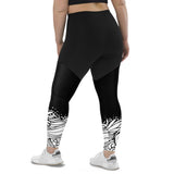 ReInvent | Women's Sports Leggings | Breeze | Black & White