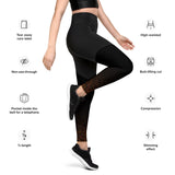 ReInvent | Women's Sports Legging | Speckle