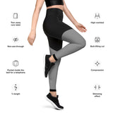 ReInvent | Women's Sports Leggings | Kakaiba | Gray