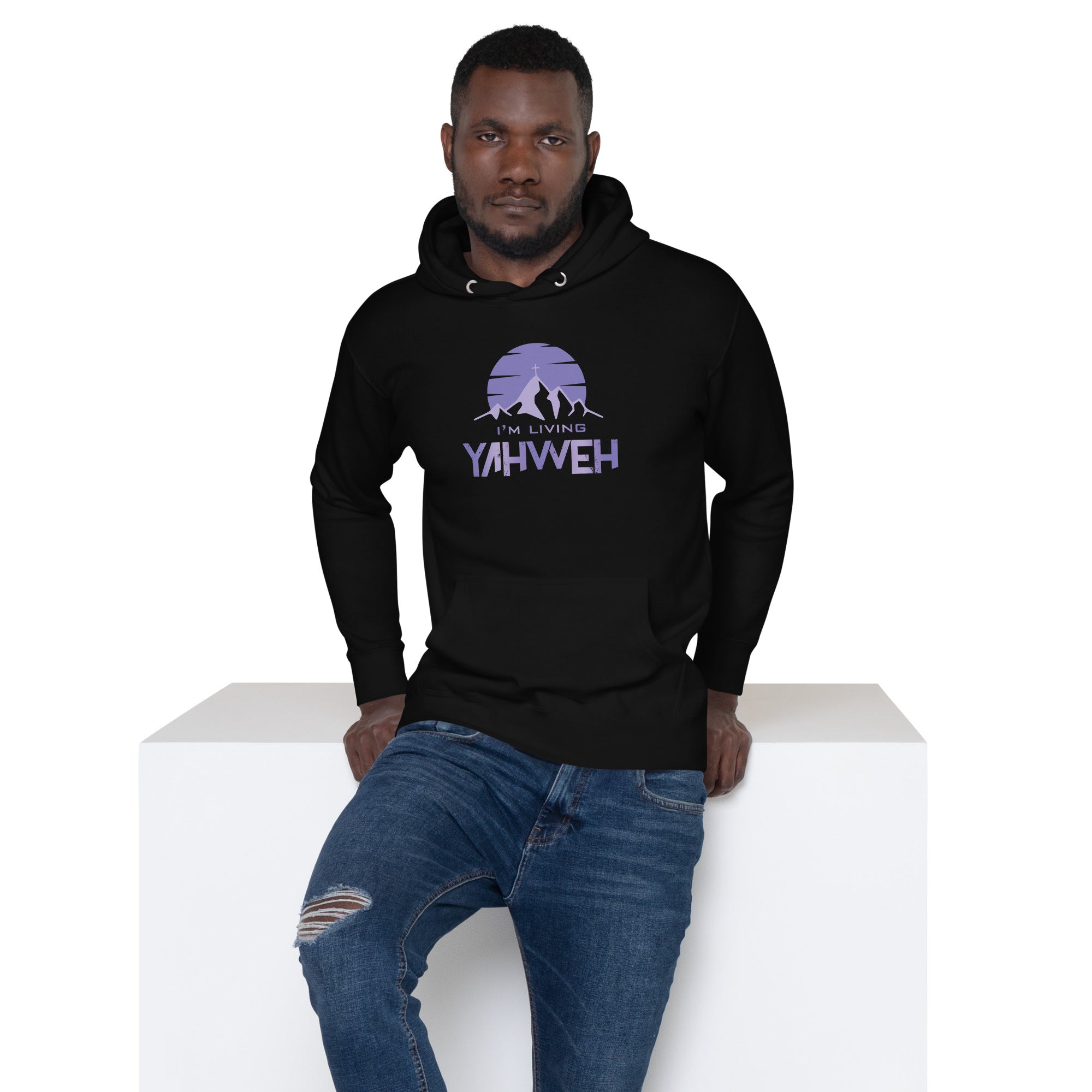 I'm Living Yahweh | Unisex Hoodie | Amethyst