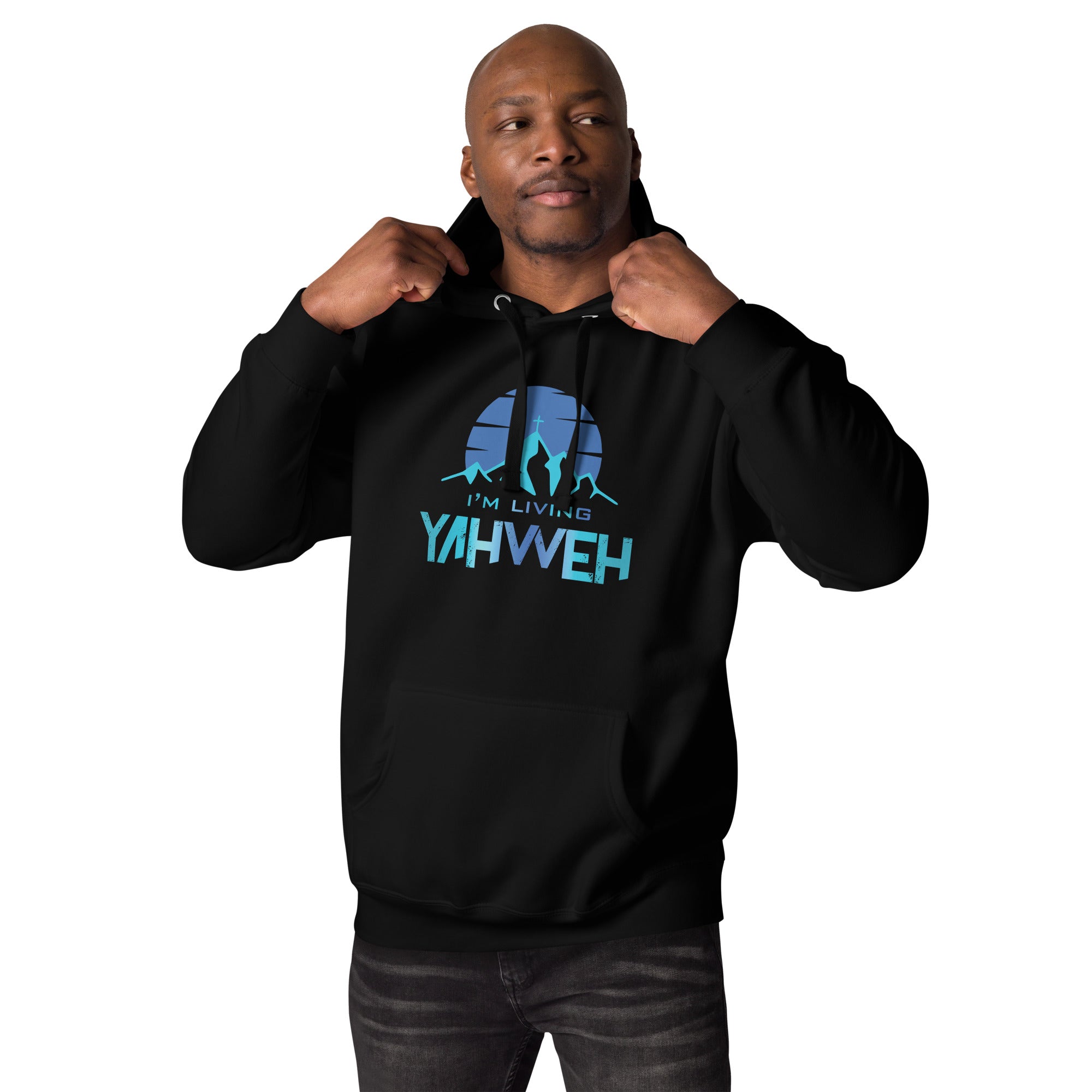 I'm Living Yahweh | Unisex Hoodie | Sapphire