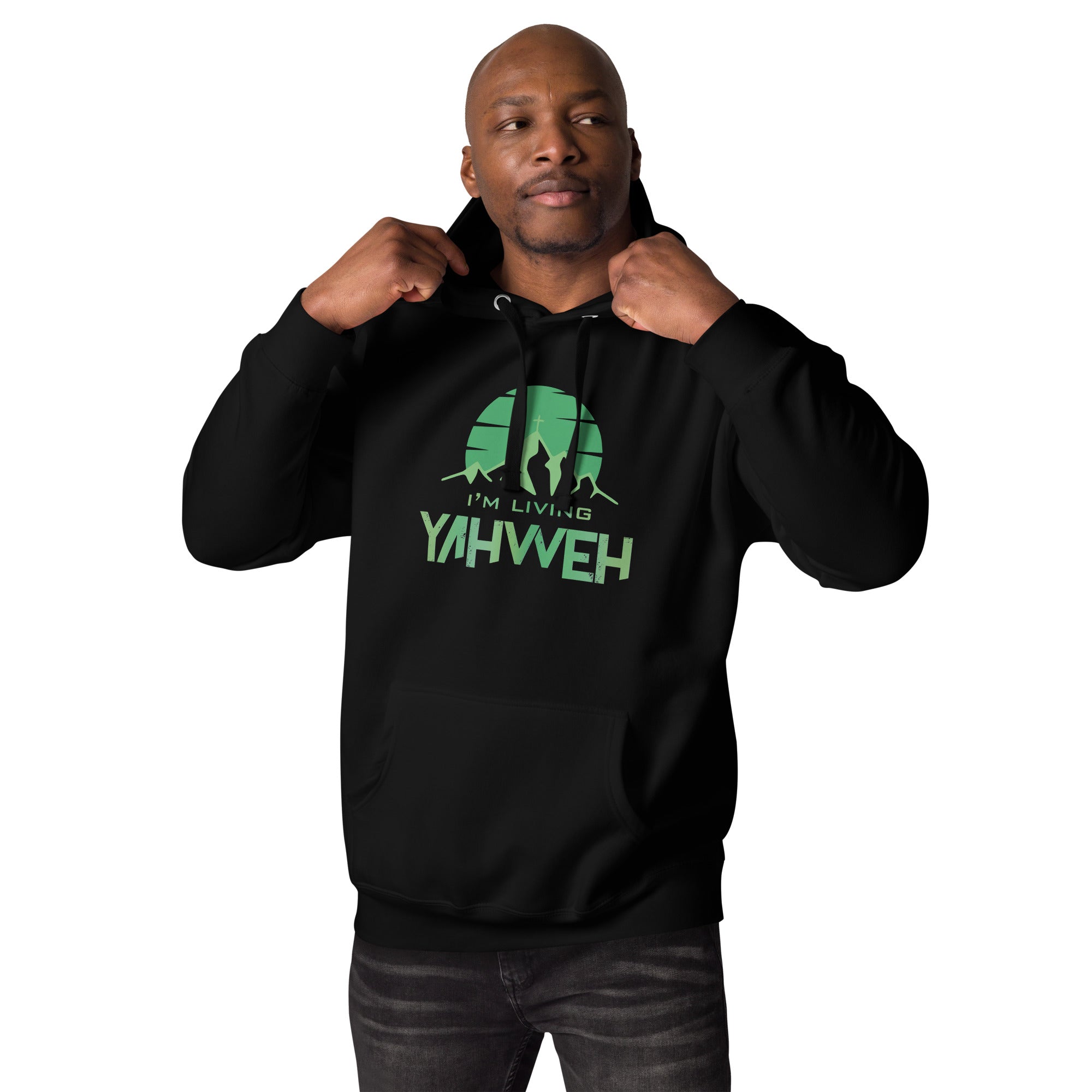 I'm Living Yahweh | Unisex Hoodie | Emerald