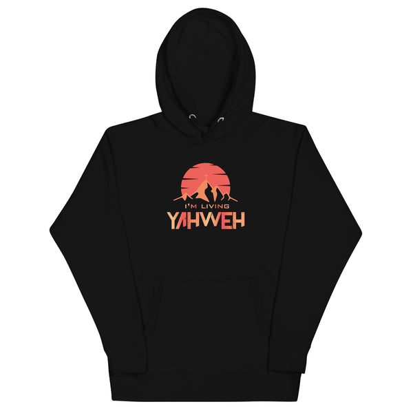 I'm Living Yahweh | Unisex Hoodie | Ruby
