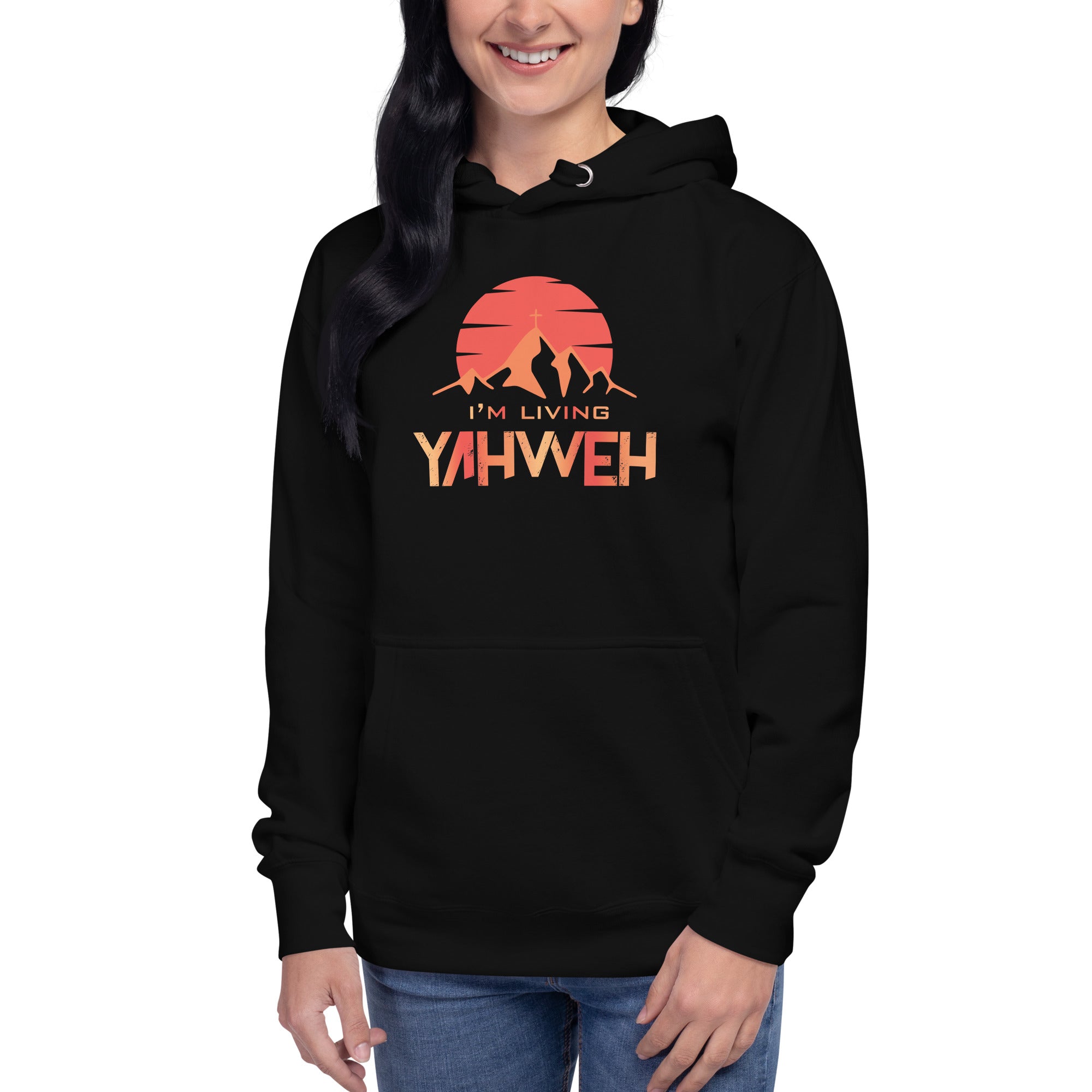 I'm Living Yahweh | Unisex Hoodie | Ruby