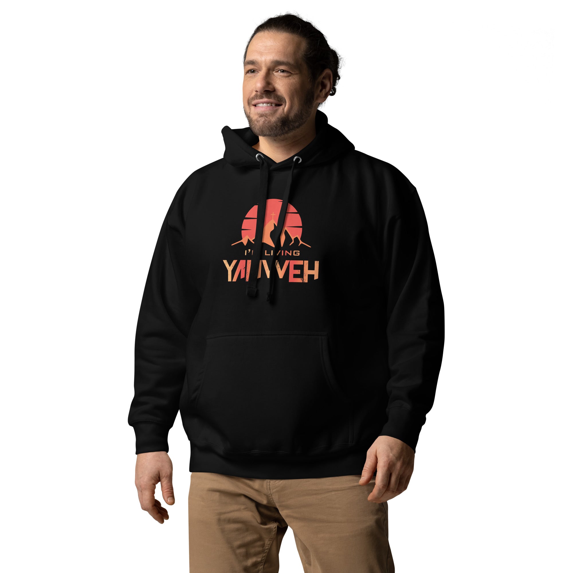 I'm Living Yahweh | Unisex Hoodie | Ruby