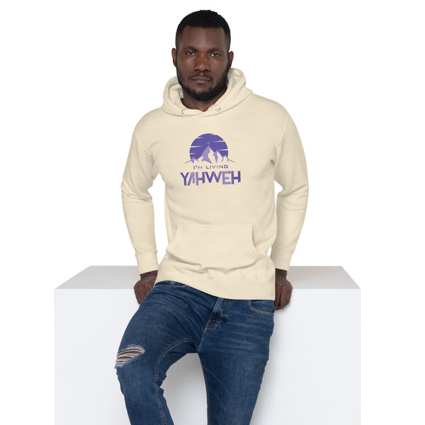 I'm Living Yahweh | Unisex Hoodie | Amethyst
