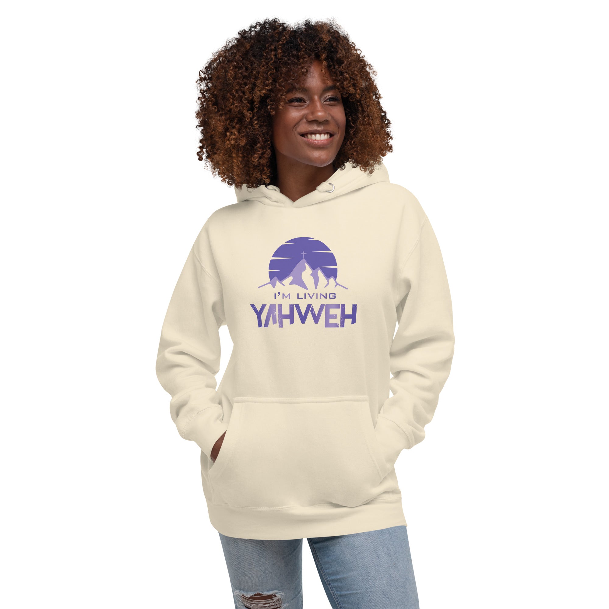 I'm Living Yahweh | Unisex Hoodie | Amethyst