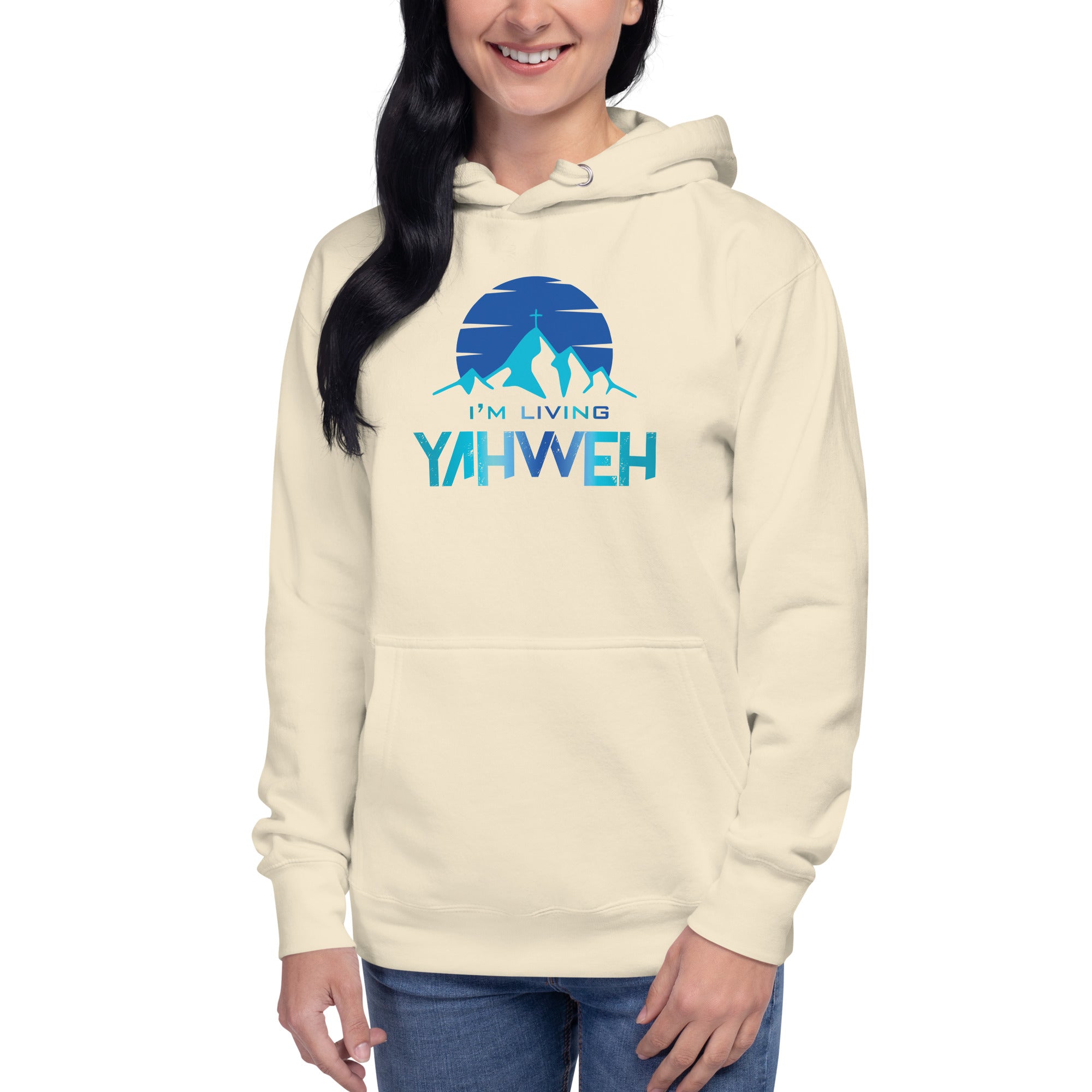 I'm Living Yahweh | Unisex Hoodie | Sapphire