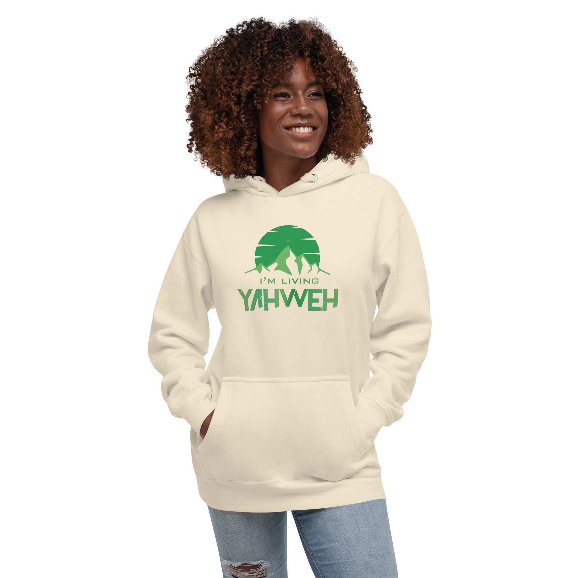 I'm Living Yahweh | Unisex Hoodie | Emerald