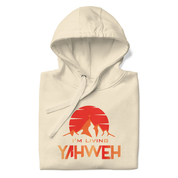 I'm Living Yahweh | Unisex Hoodie | Ruby