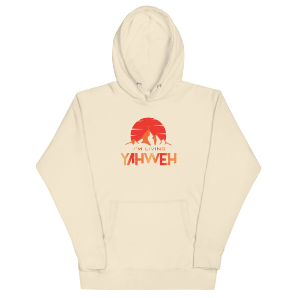 I'm Living Yahweh | Unisex Hoodie | Ruby