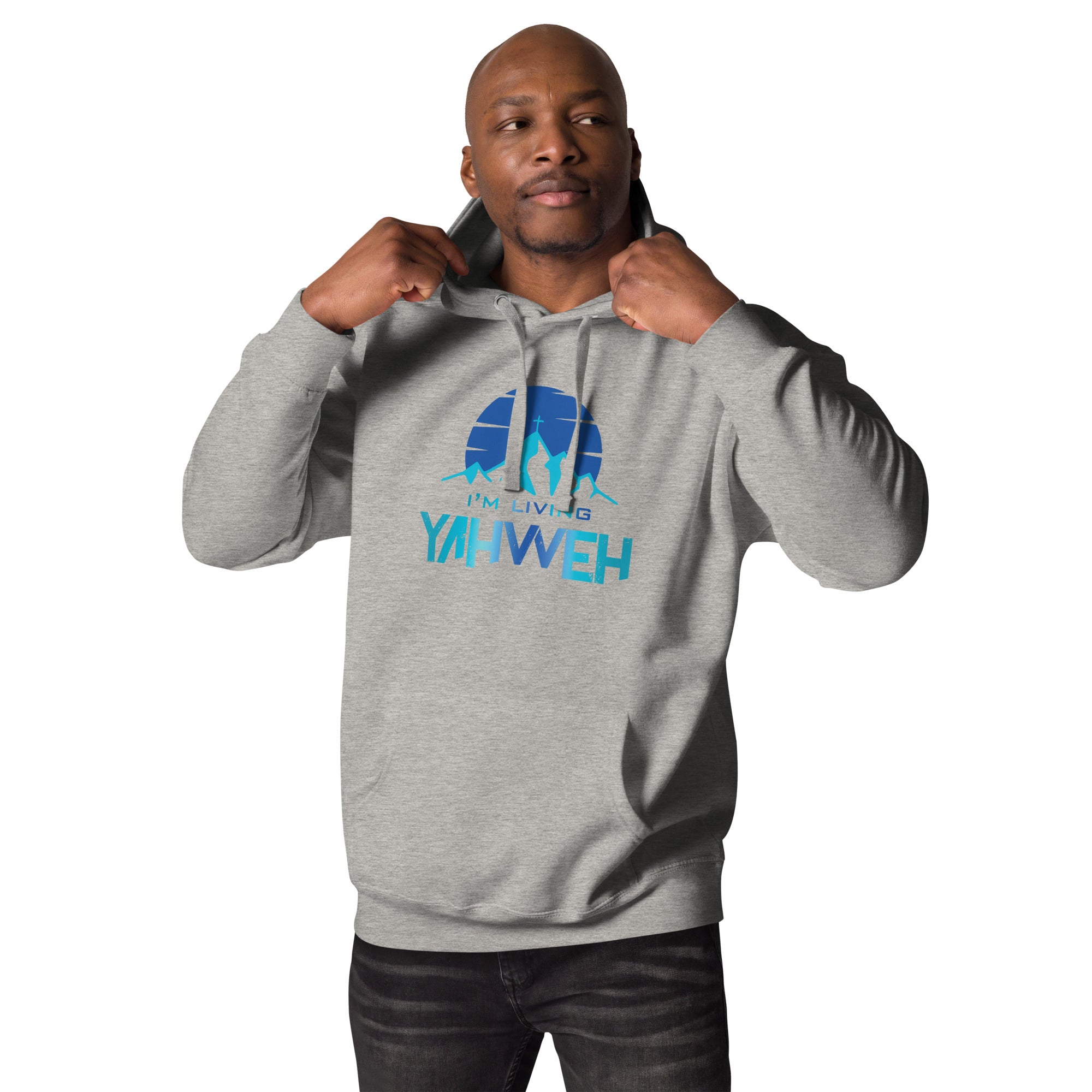 I'm Living Yahweh | Unisex Hoodie | Sapphire
