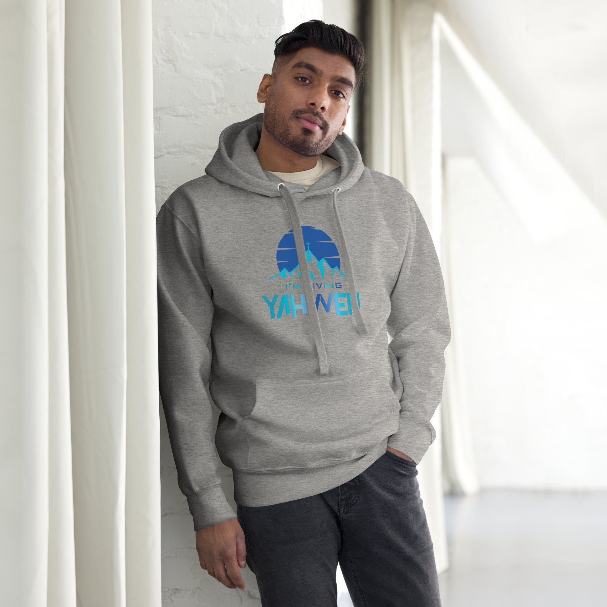 I'm Living Yahweh | Unisex Hoodie | Sapphire