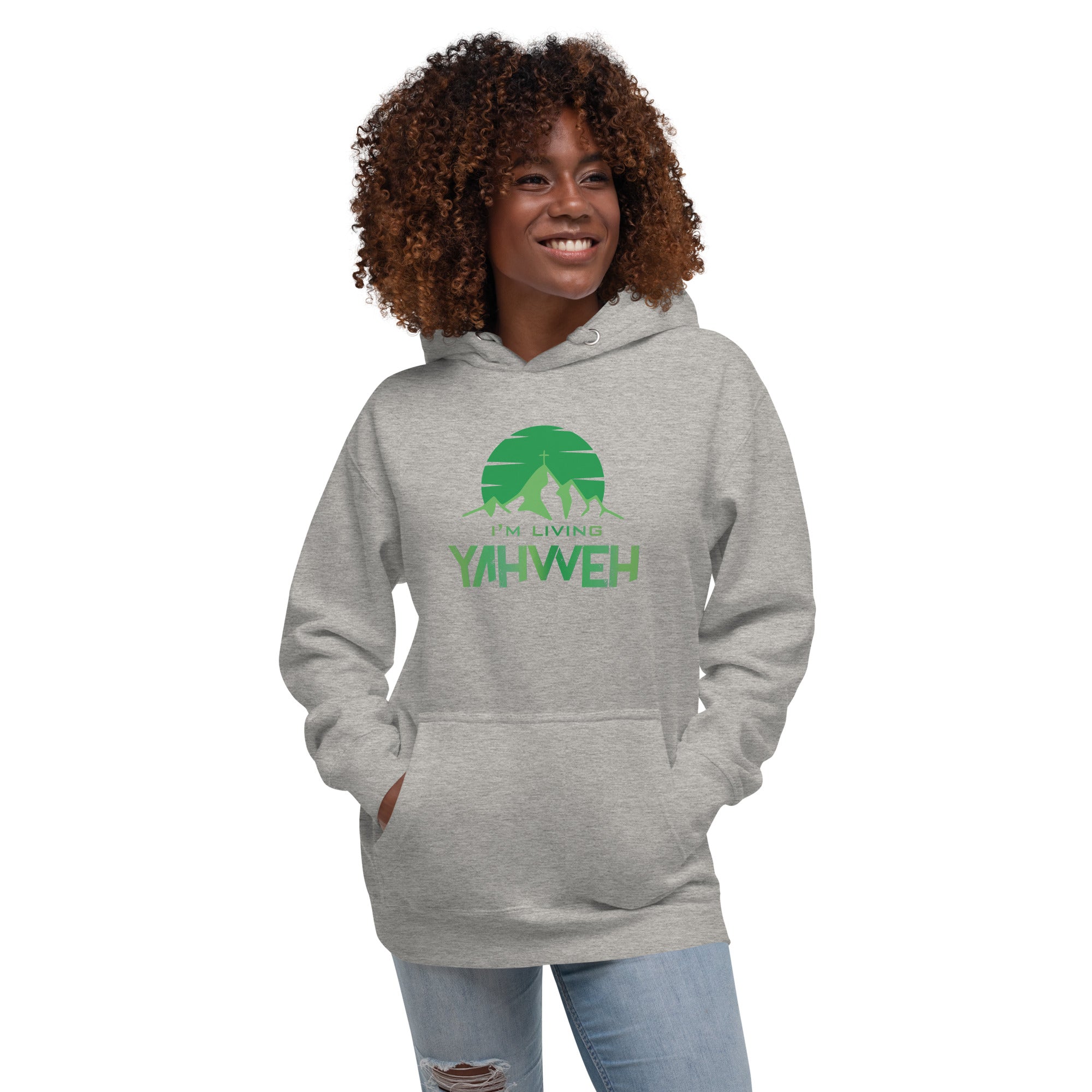 I'm Living Yahweh | Unisex Hoodie | Emerald