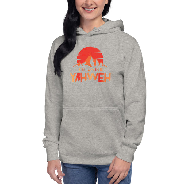 I'm Living Yahweh | Unisex Hoodie | Ruby