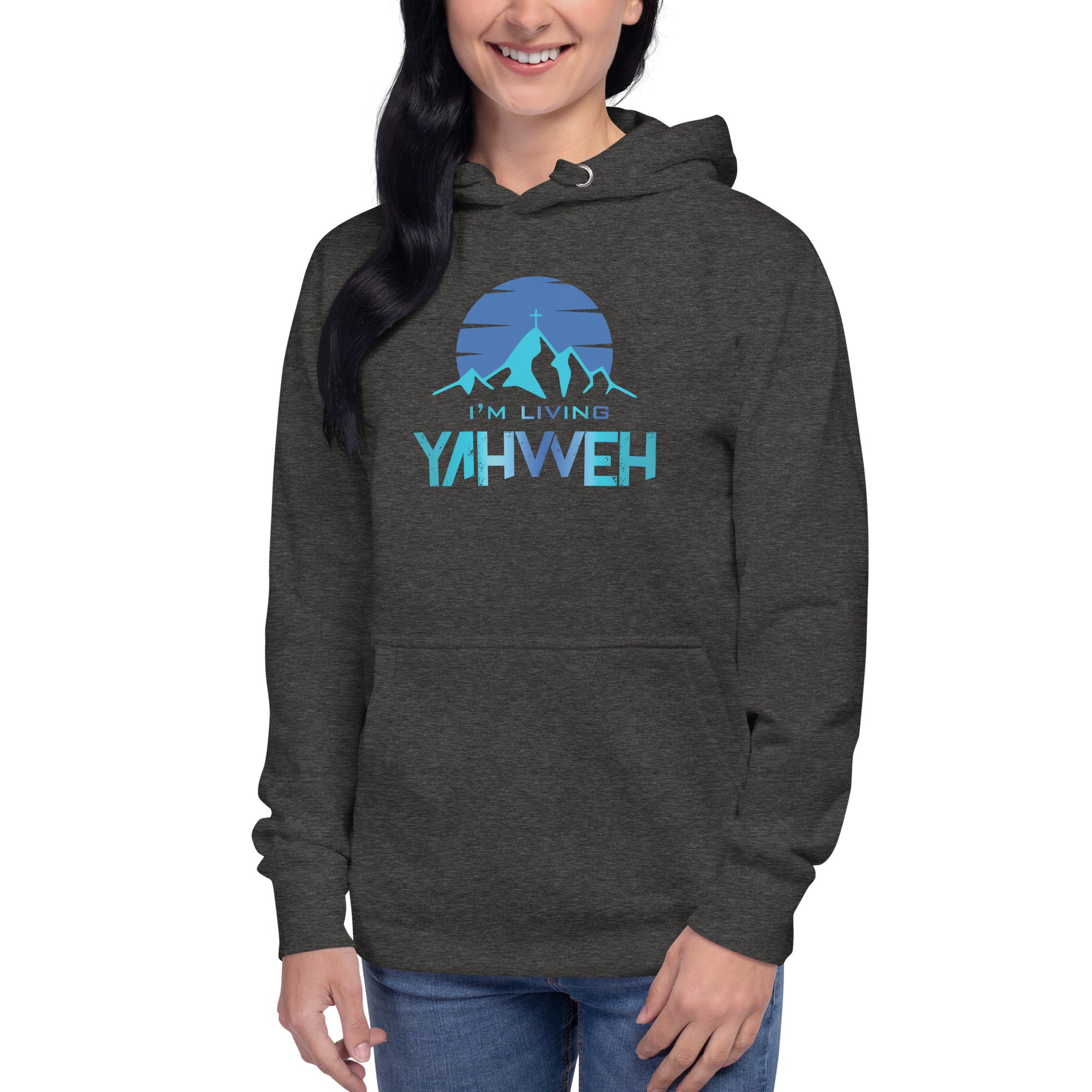 I'm Living Yahweh | Unisex Hoodie | Sapphire