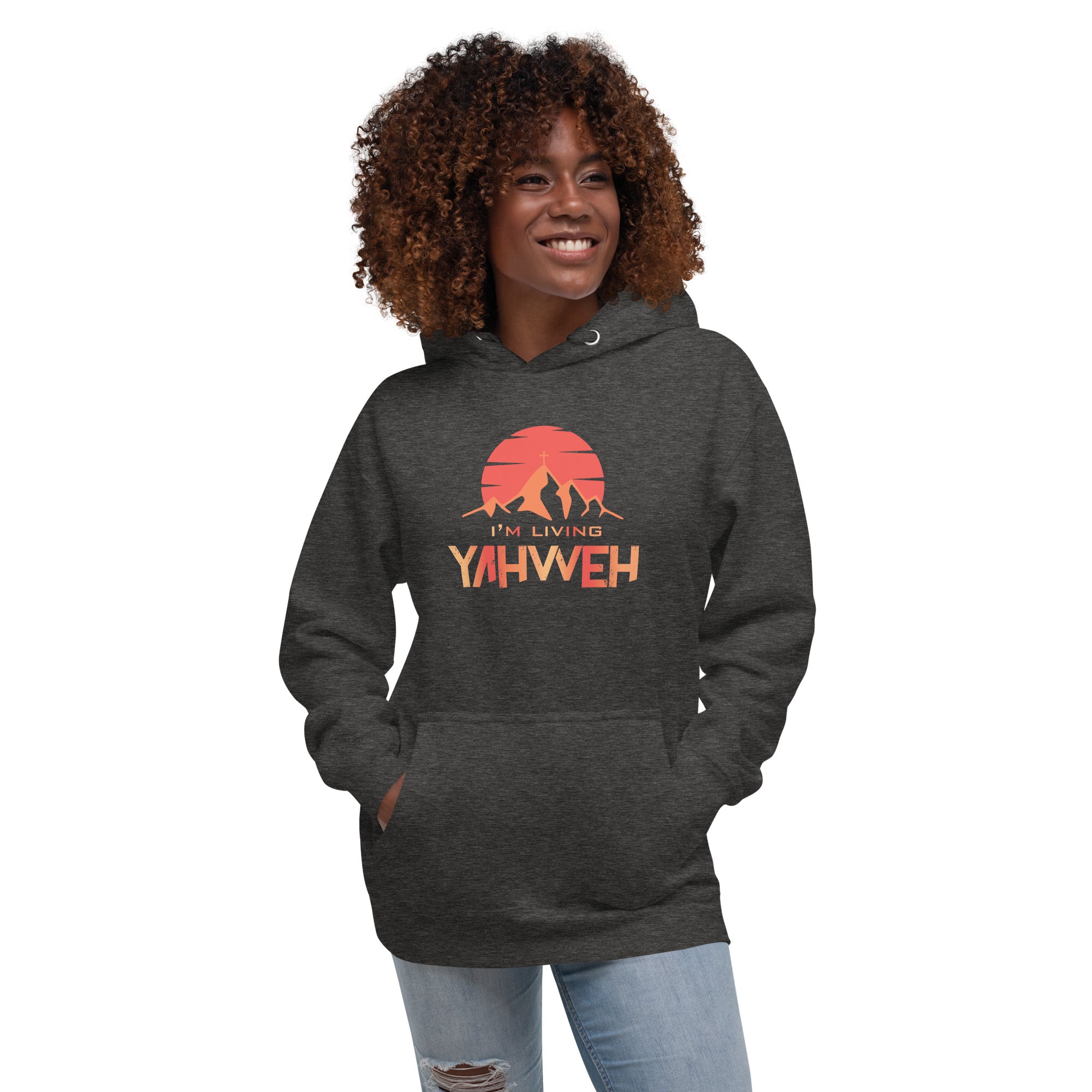 I'm Living Yahweh | Unisex Hoodie | Ruby