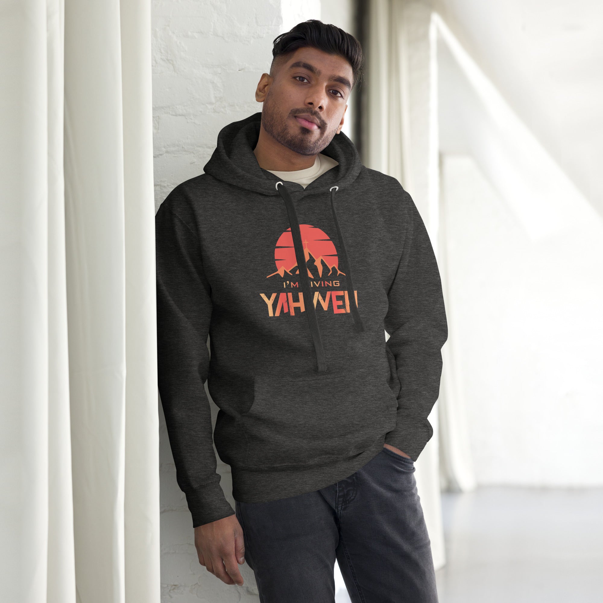 I'm Living Yahweh | Unisex Hoodie | Ruby