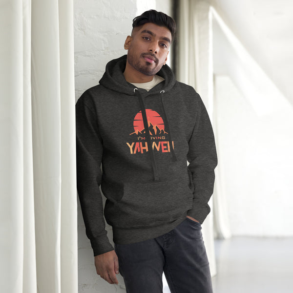 I'm Living Yahweh | Unisex Hoodie | Ruby