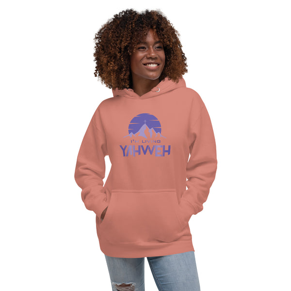 I'm Living Yahweh | Unisex Hoodie | Amethyst