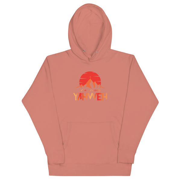 I'm Living Yahweh | Unisex Hoodie | Ruby