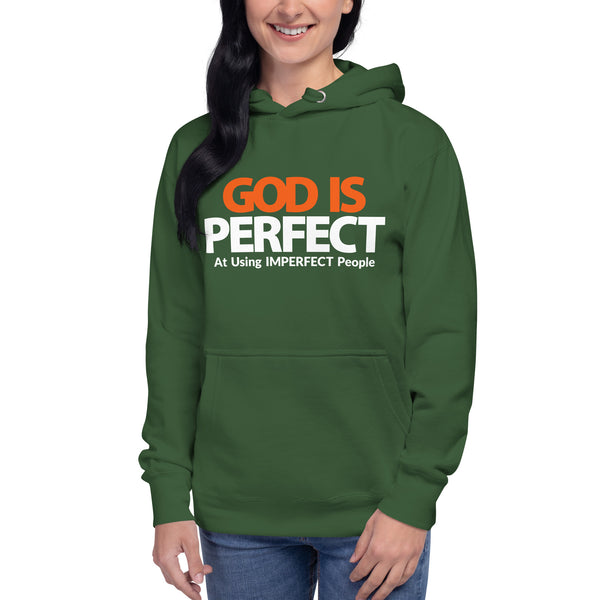 God is Perfect At Using Imperfect People | Unisex Hoodie