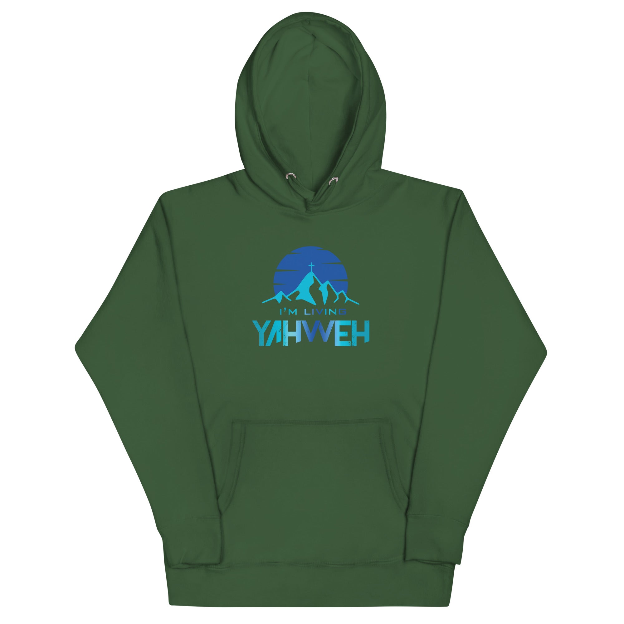 I'm Living Yahweh | Unisex Hoodie | Sapphire