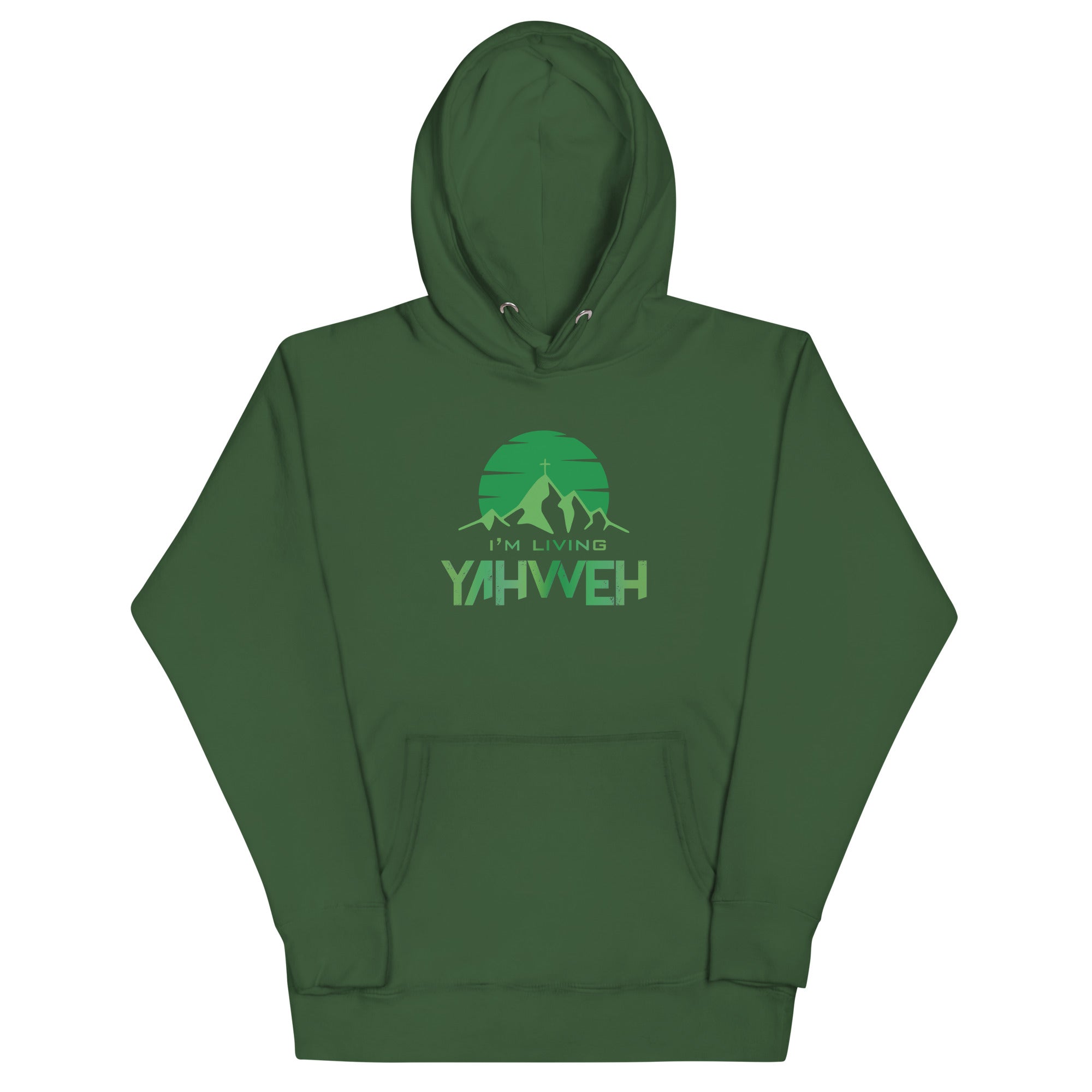 I'm Living Yahweh | Unisex Hoodie | Emerald