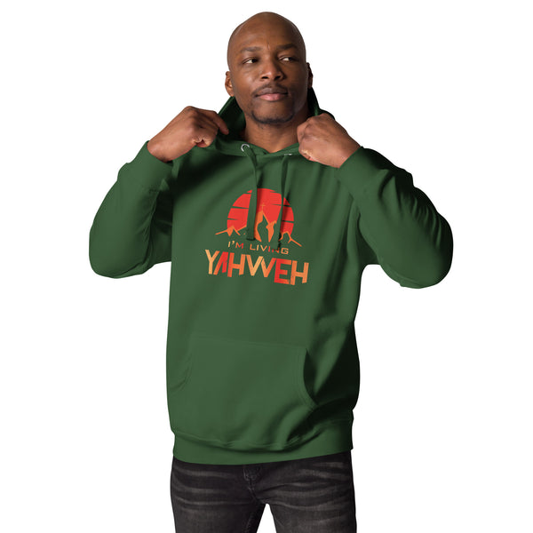 I'm Living Yahweh | Unisex Hoodie | Ruby