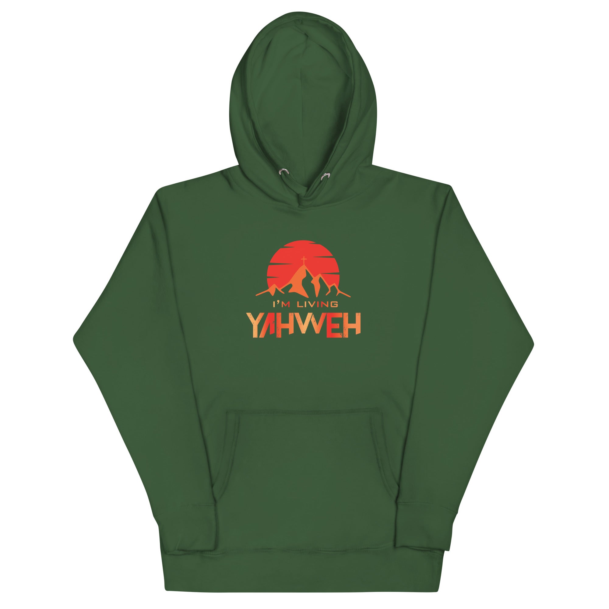 I'm Living Yahweh | Unisex Hoodie | Ruby