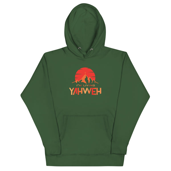 I'm Living Yahweh | Unisex Hoodie | Ruby