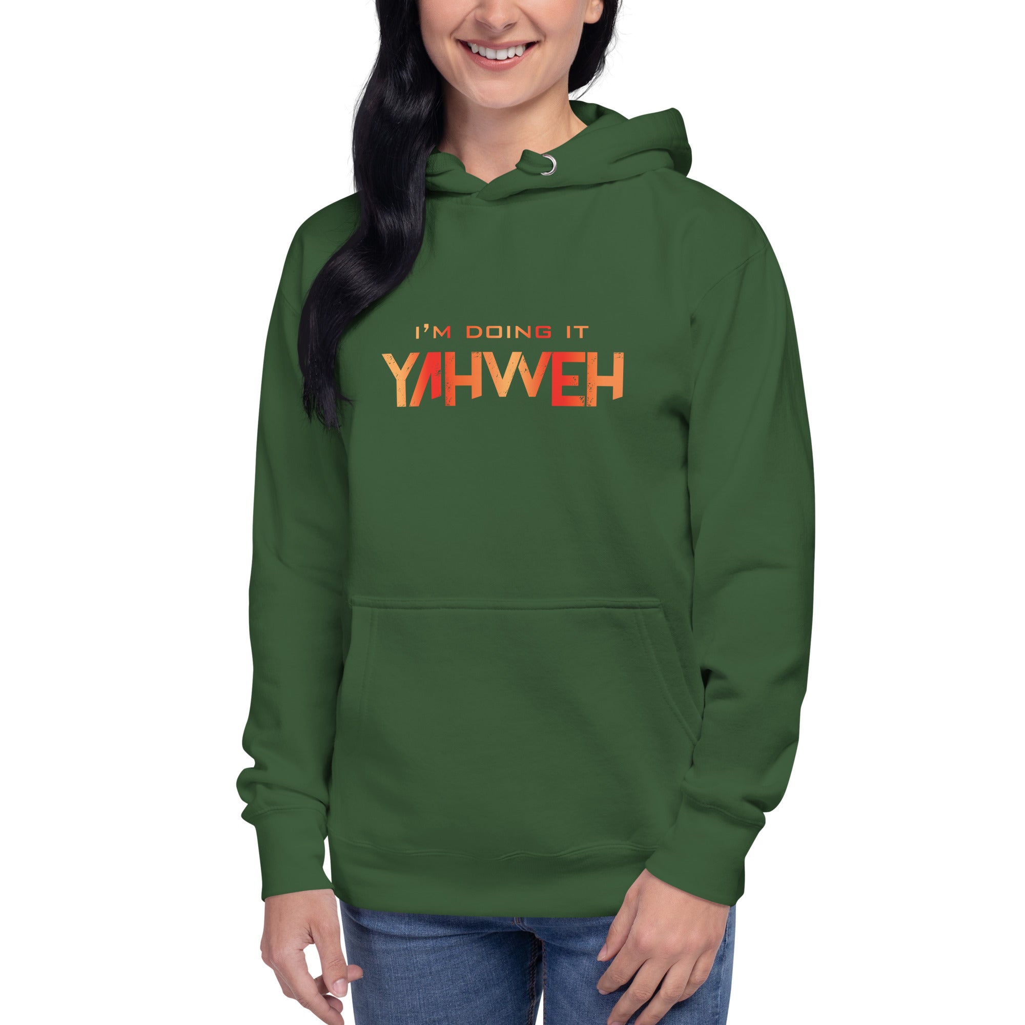 I'm Doing It Yahweh | Unisex Hoodie | Ruby