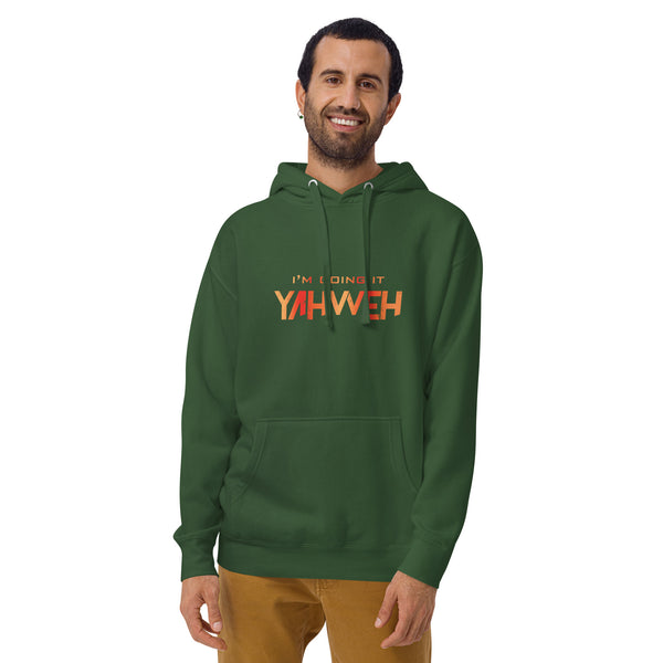 I'm Doing It Yahweh | Unisex Hoodie | Ruby