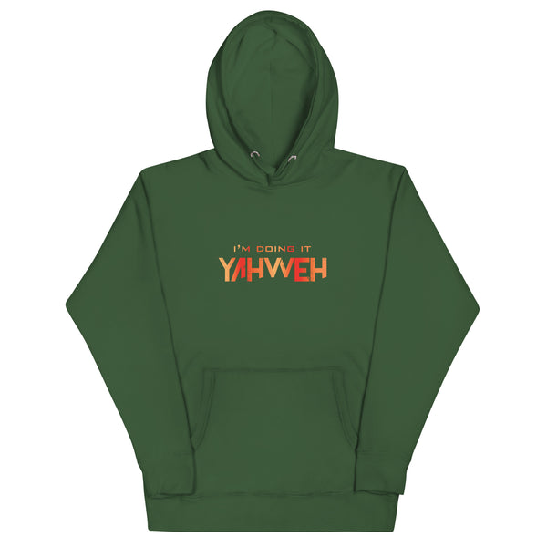 I'm Doing It Yahweh | Unisex Hoodie | Ruby