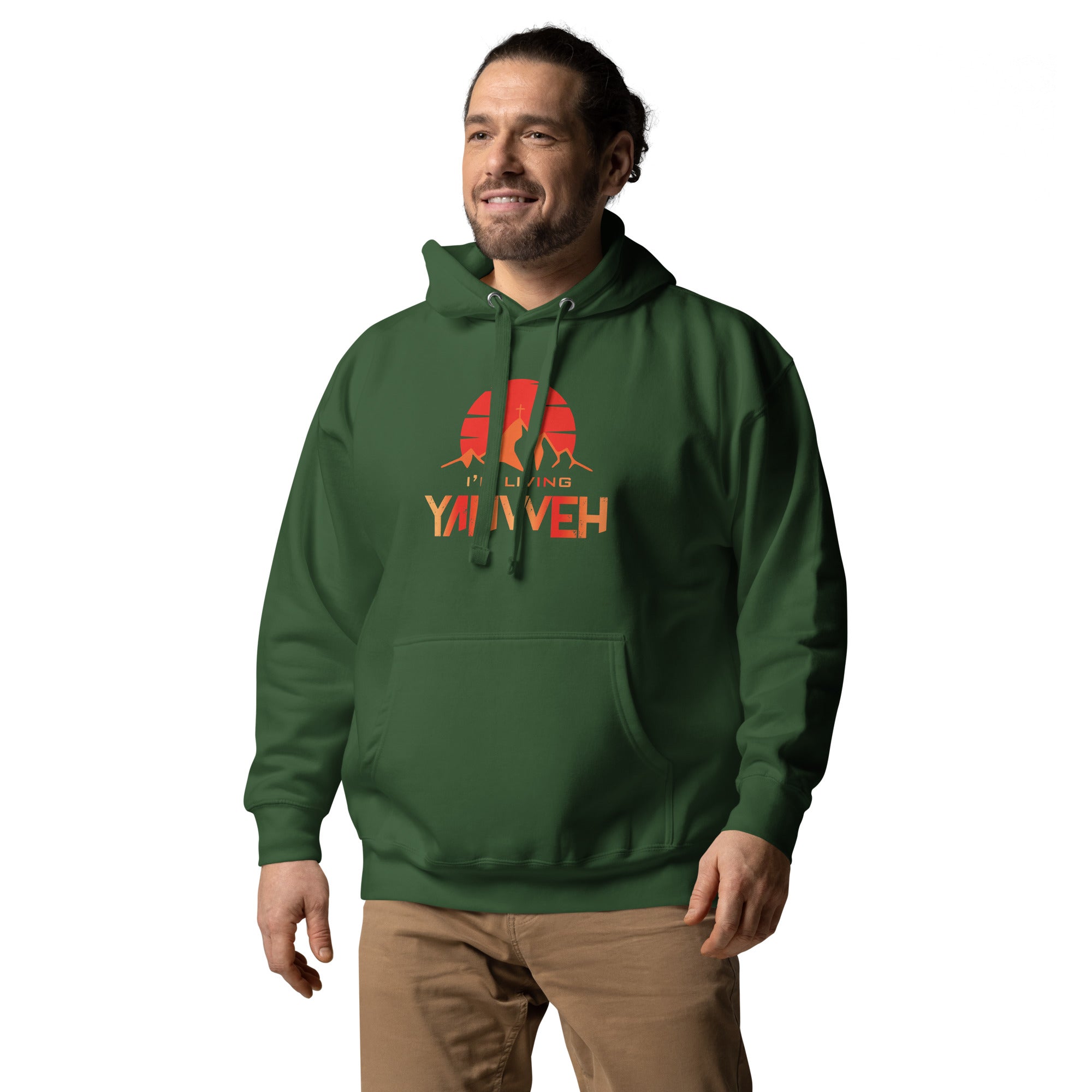 I'm Living Yahweh | Unisex Hoodie | Ruby