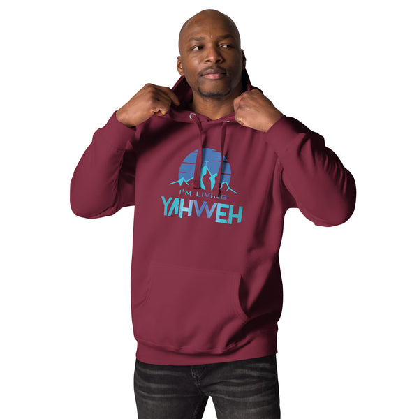 I'm Living Yahweh | Unisex Hoodie | Sapphire