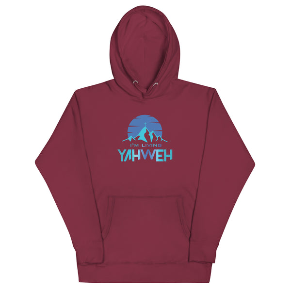 I'm Living Yahweh | Unisex Hoodie | Sapphire
