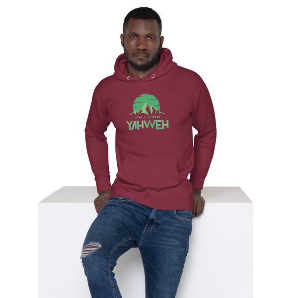 I'm Living Yahweh | Unisex Hoodie | Emerald