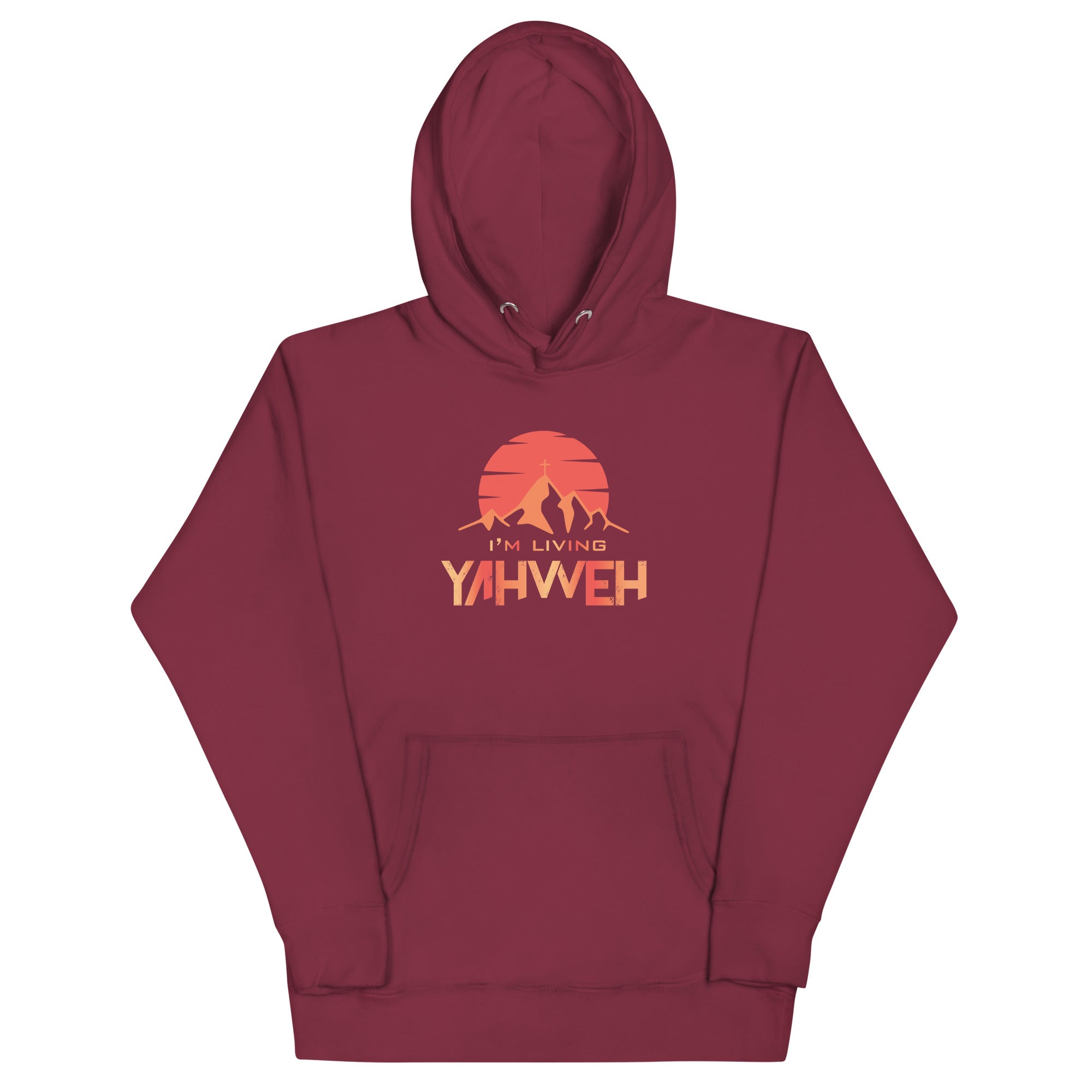I'm Living Yahweh | Unisex Hoodie | Ruby
