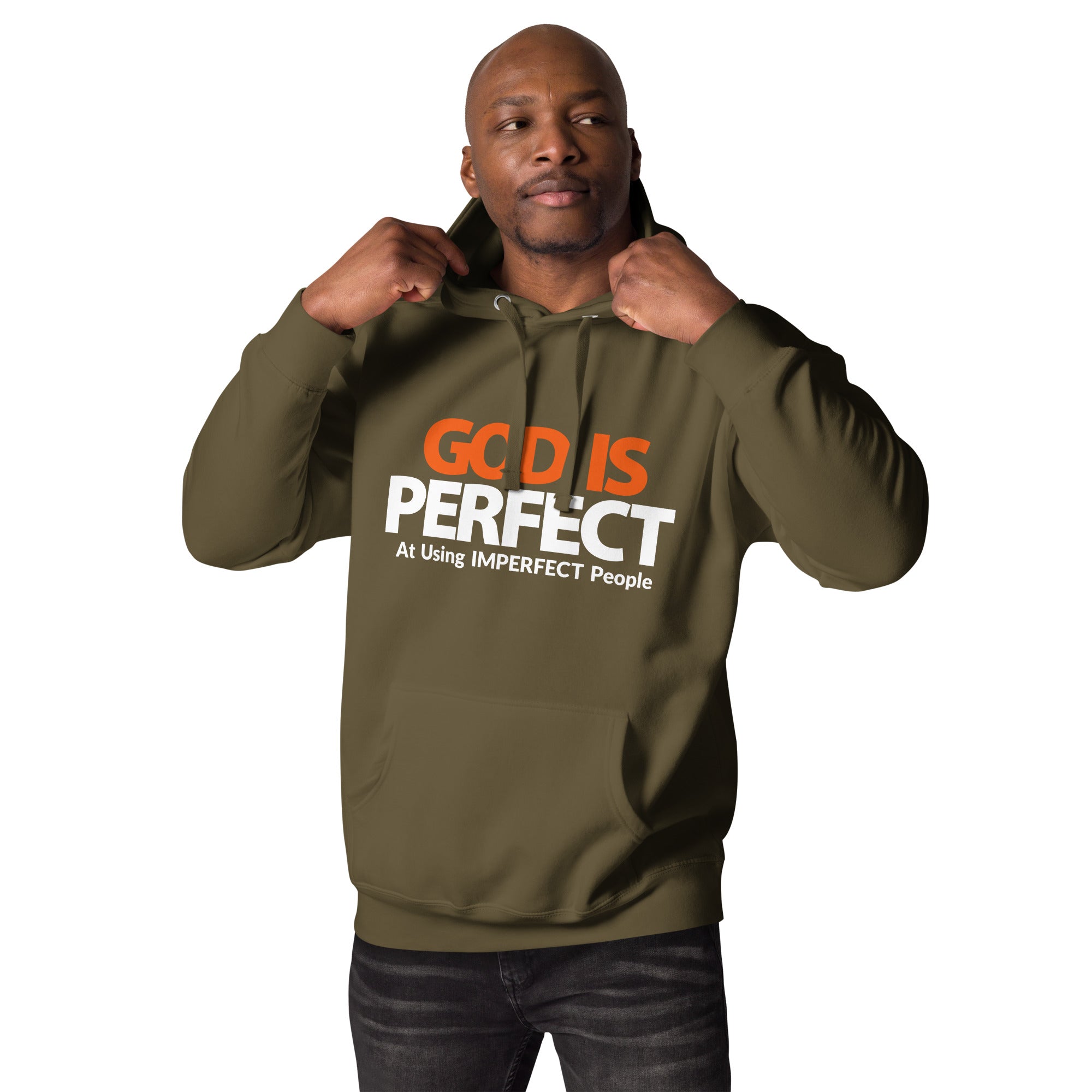 God is Perfect At Using Imperfect People | Unisex Hoodie