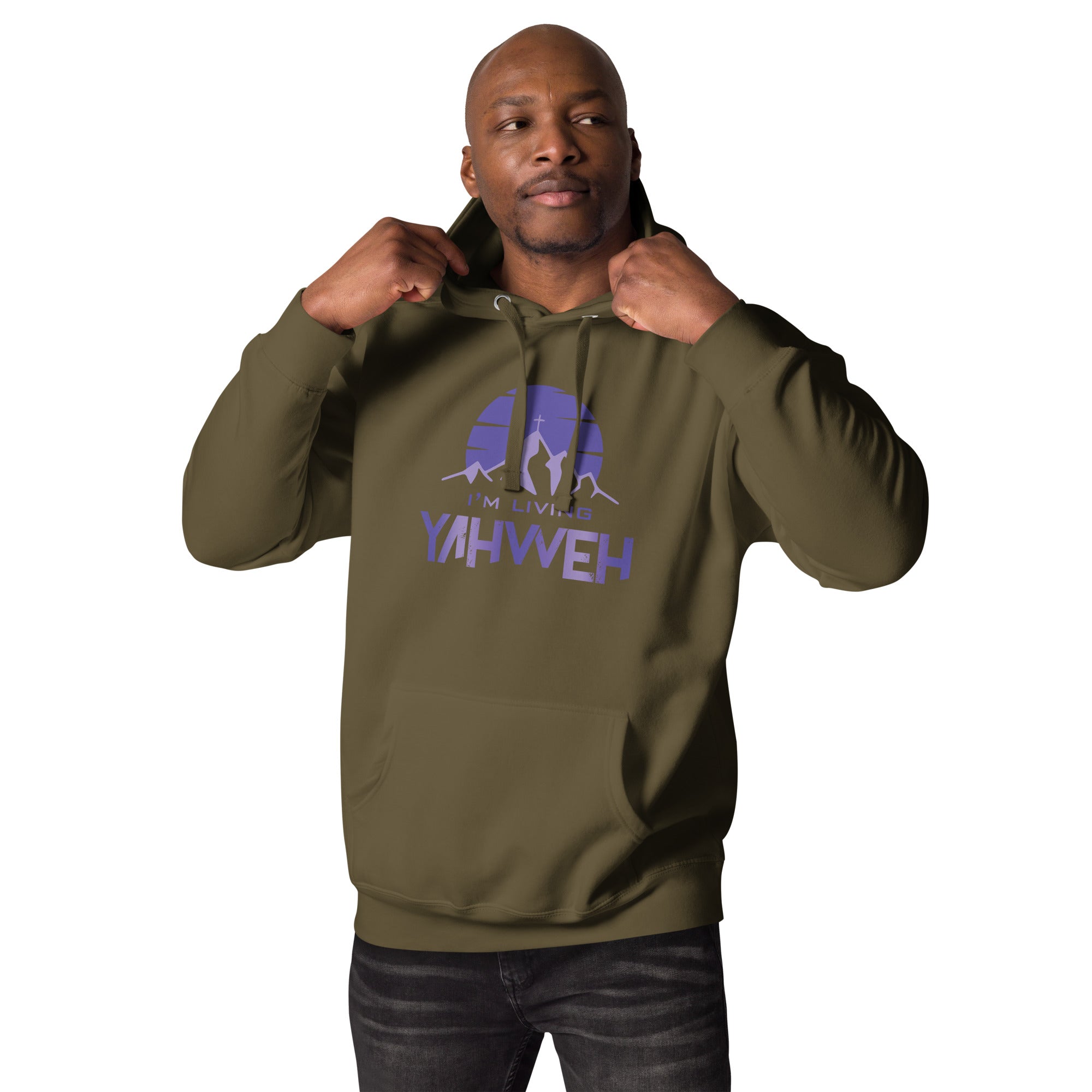 I'm Living Yahweh | Unisex Hoodie | Amethyst