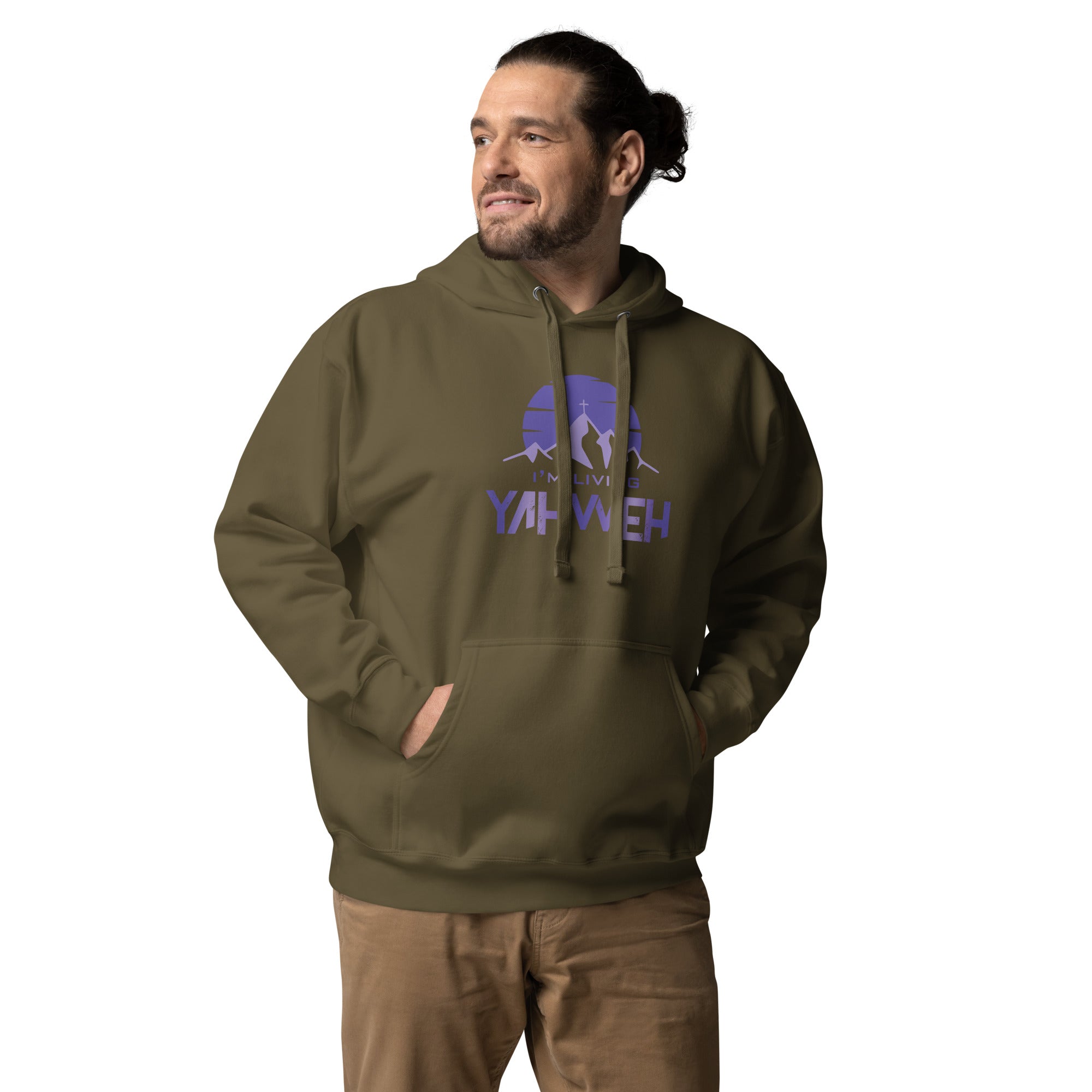 I'm Living Yahweh | Unisex Hoodie | Amethyst