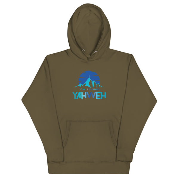 I'm Living Yahweh | Unisex Hoodie | Sapphire
