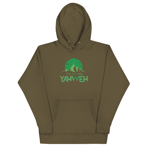 I'm Living Yahweh | Unisex Hoodie | Emerald
