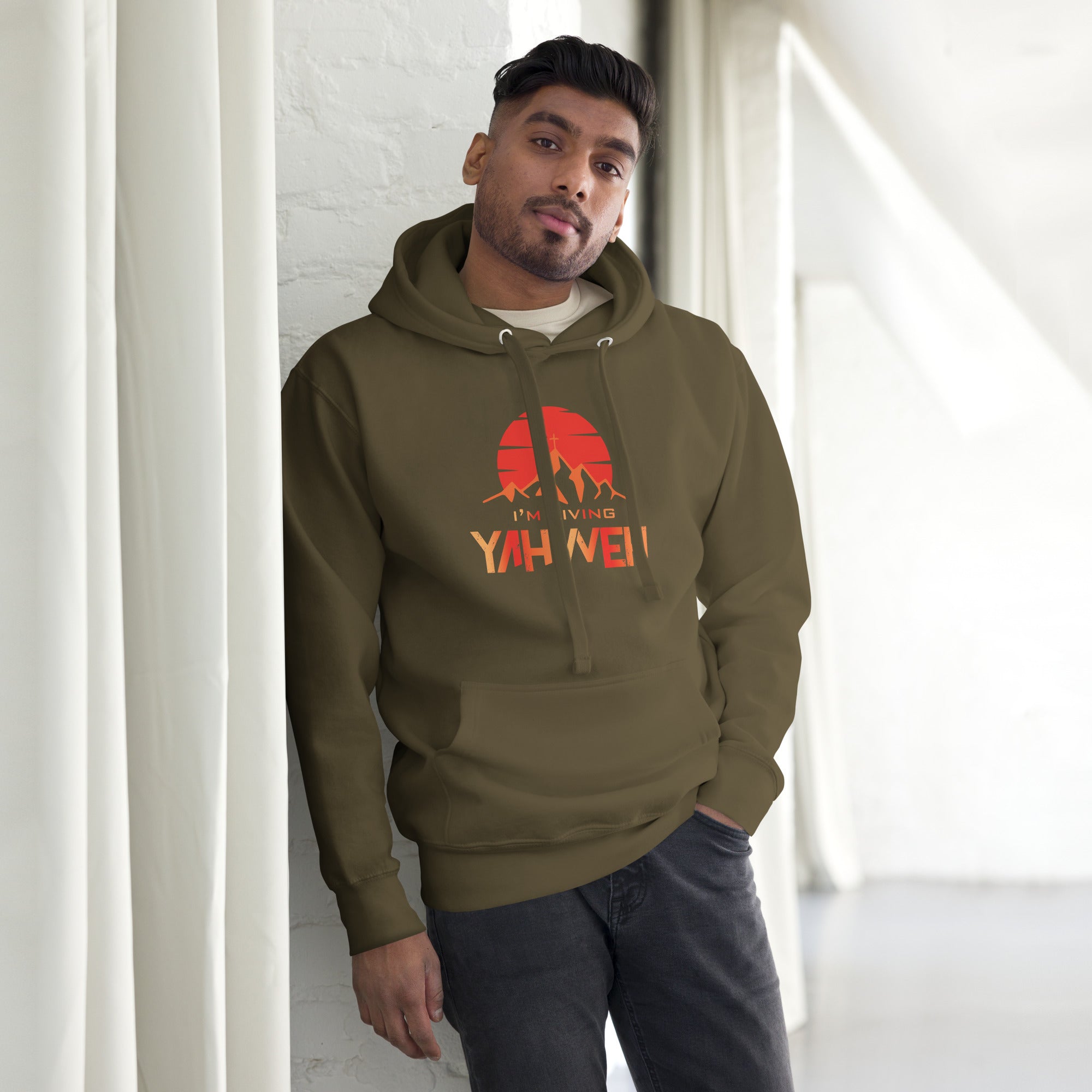 I'm Living Yahweh | Unisex Hoodie | Ruby