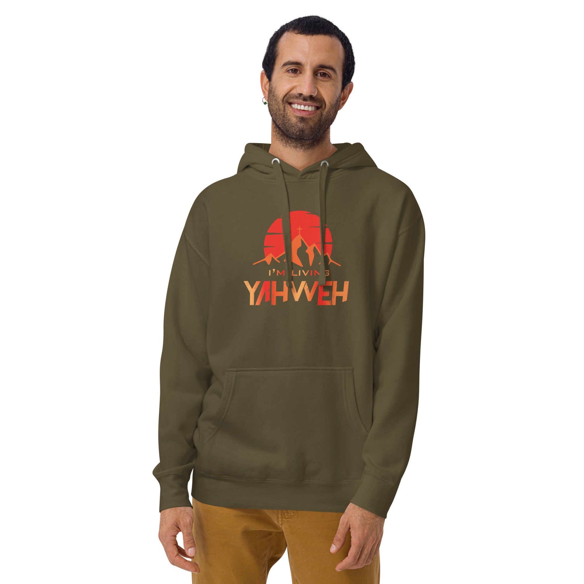 I'm Living Yahweh | Unisex Hoodie | Ruby