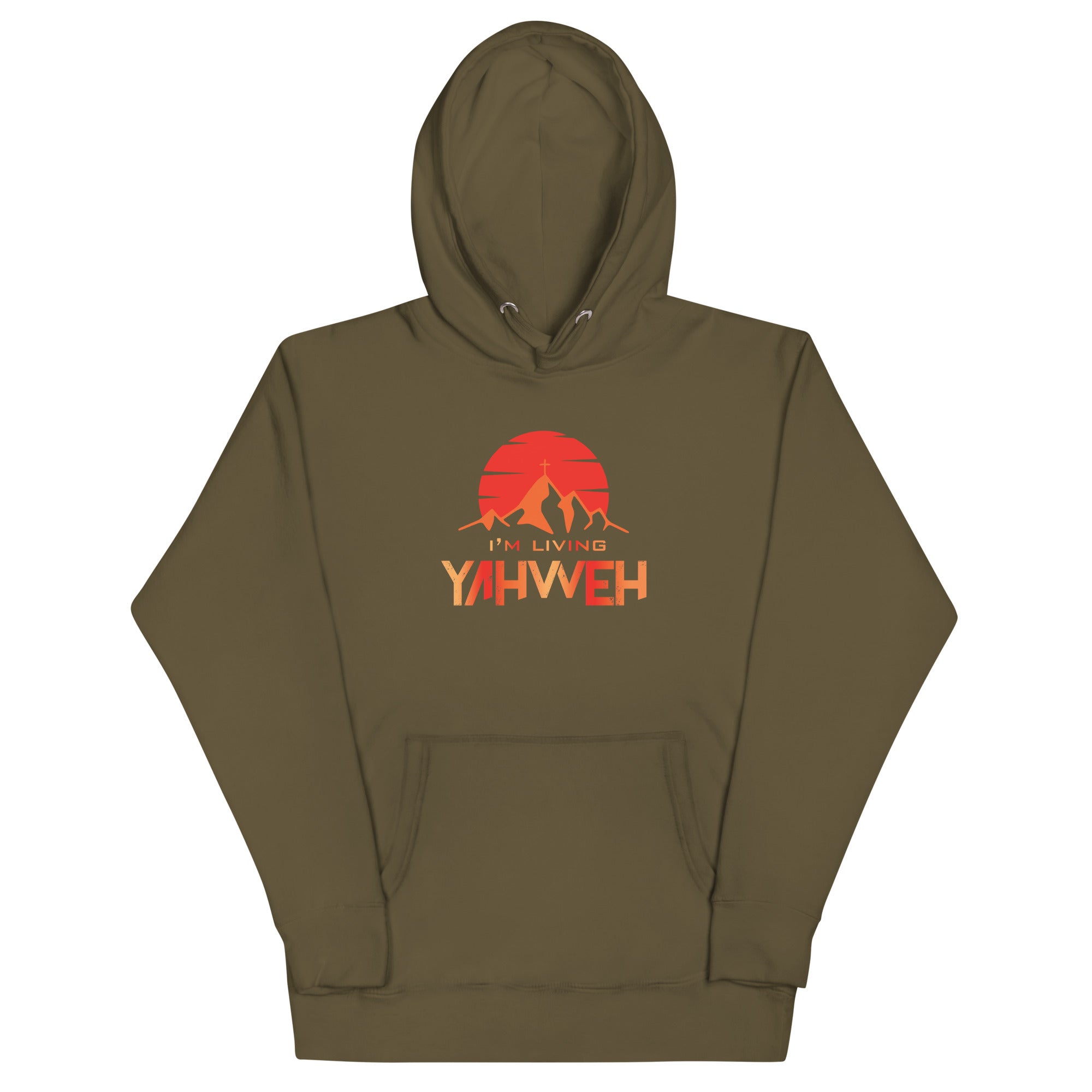 I'm Living Yahweh | Unisex Hoodie | Ruby